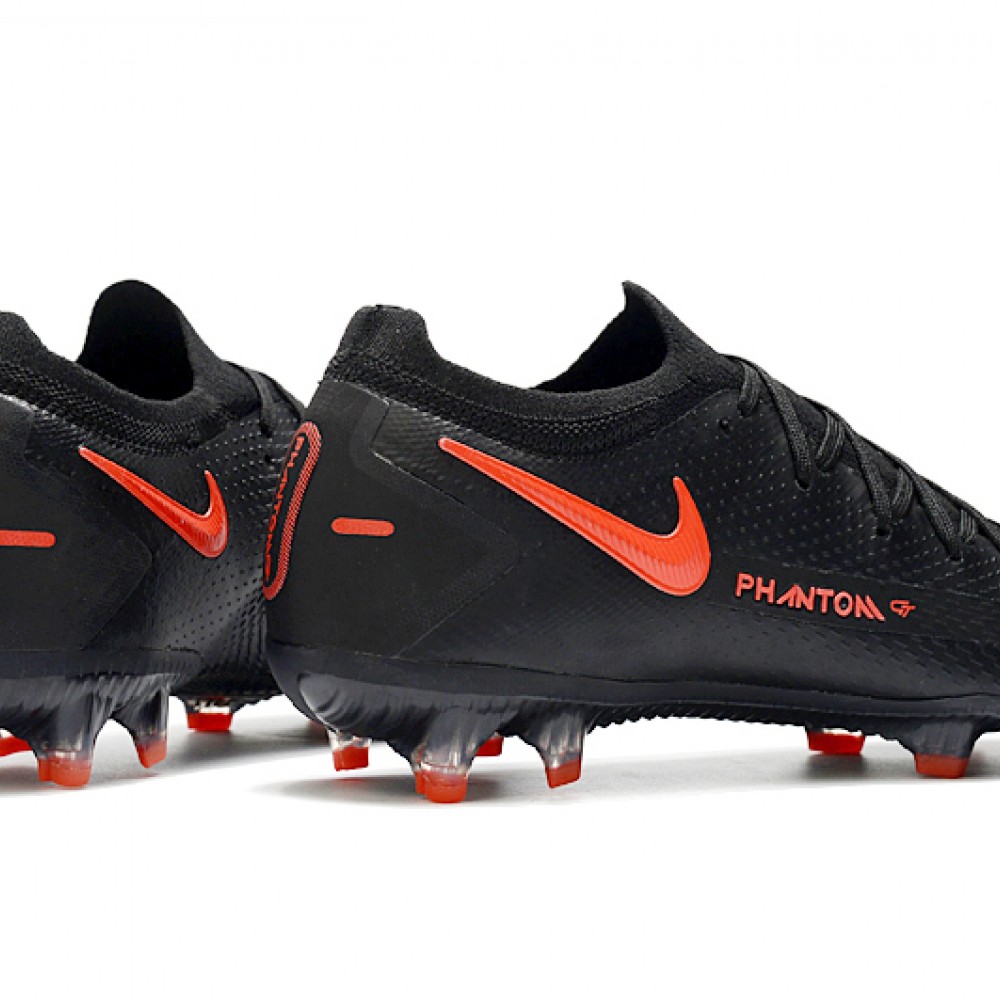nike phantom cleats black and red